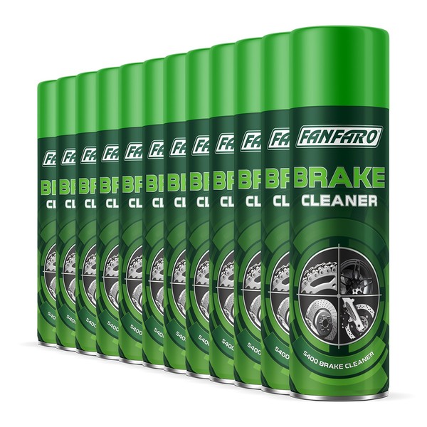 Fanfaro 5400 Brake Cleaner Spray, Bremsenreiniger, Universalreiniger, 12X 500Ml-image