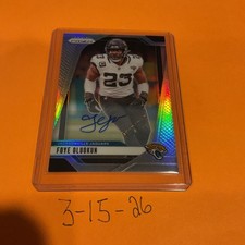 Foye Oluokun 2024 Panini Prizm AUTO #134 Silver Prizm- Jaguars