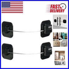 Strong Adhesive Child Safety Cabinet  Fridge Locks - Combination Design, 2 Pcs