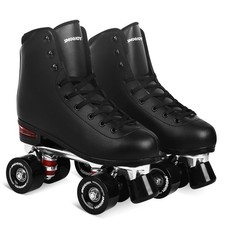 Quad Roller Skates for Women and Men - PU Deluxe Double Row-Classic Premium L...