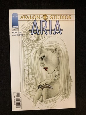 Aria #1 1999 - Image Comics - Michael Turner Sketch Cover Variant