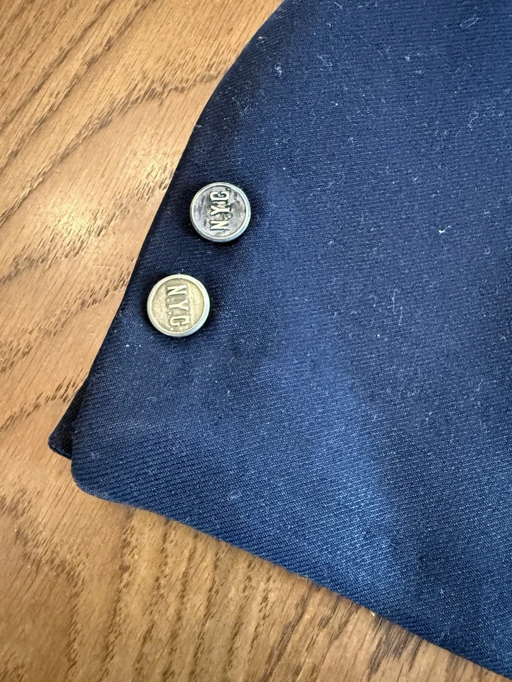 复古 1940 - 50 年代纽约中央纽约铁路火车统一夹克 — 第 4/4 张图片