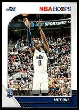 2019-20 Hoops Miye Oni Utah Jazz #257