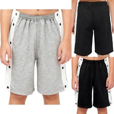 Men Bottoms Jogging Shorts Elastic Waistband Pants Gym Loose Fit Activewear