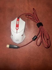 Redragon S101W Wired Optical Gaming Mouse Red/ White See Desc