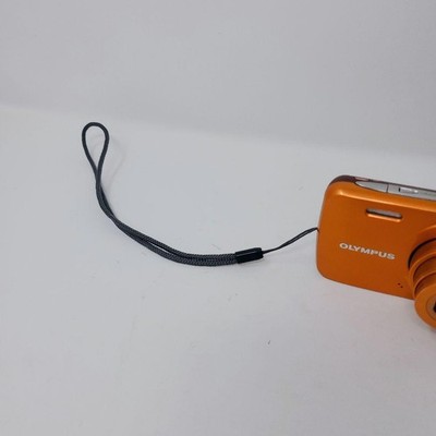 OLYMPUS VH-210 Orange Compact Digital Camera Tested Working Seller