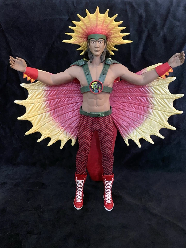 Figura de acción de lucha libre Ricky The Dragon Steamboat WWF WWE personalizada escala 1/6 Foto 4 de 4