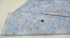 Michael Miller quilt-craft fabric SWAN DANCE cloud 2 yds (ddc-12594) SwanLake