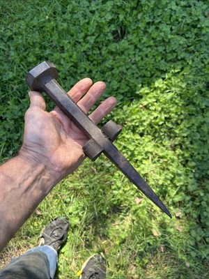 Vintage Puring Austrian Scythe sharpening Denglestock stump Anvil