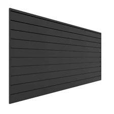 PVC Slatwall 8 Ft. X 4 Ft. Charcoal