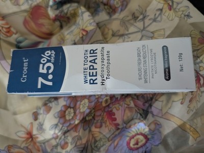Croent 7.5% nHAp White Tooth Repair Hydroxyapatite Toothpaste 2 Pack!