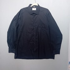 Engelbert strauss Shirt Mens XXL 17.5" Collar Black Business Comfort Chest 54" 