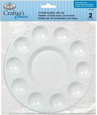 3er Pack - Crafter's Choice Palette mit Deckel - 10 Hohlräume - RCC808