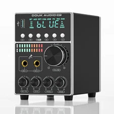 HIFI Digital Amplifier for Karaoke Home/Car COAX/OPT Power Amp w/MIC USB Player