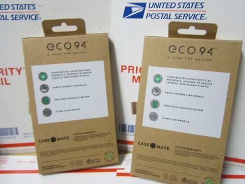 Eco94 by Case-Mate Eco-Clear Cases for Apple iPhone 12 mini Black (2 Pack) ,S2 - 第 3/12 張圖片