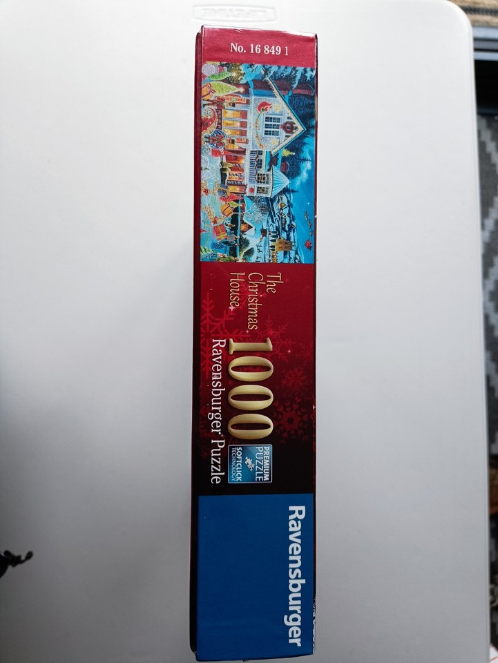 RAVENSBURGER * THE CHRISTMAS HOUSE * NEW/SEALED * 1000 PIECE JIGSAW