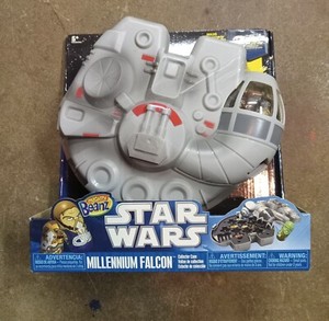 star wars mighty beanz millinium falcon factory sealed great shape