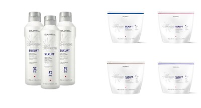 Goldwell Lightdimensions Silklift Bleichpulver (500g) & Peroxid (750ml)-Optionen