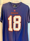 Peyton Manning Denver Broncos T-Shirt Jersey Style Medium M