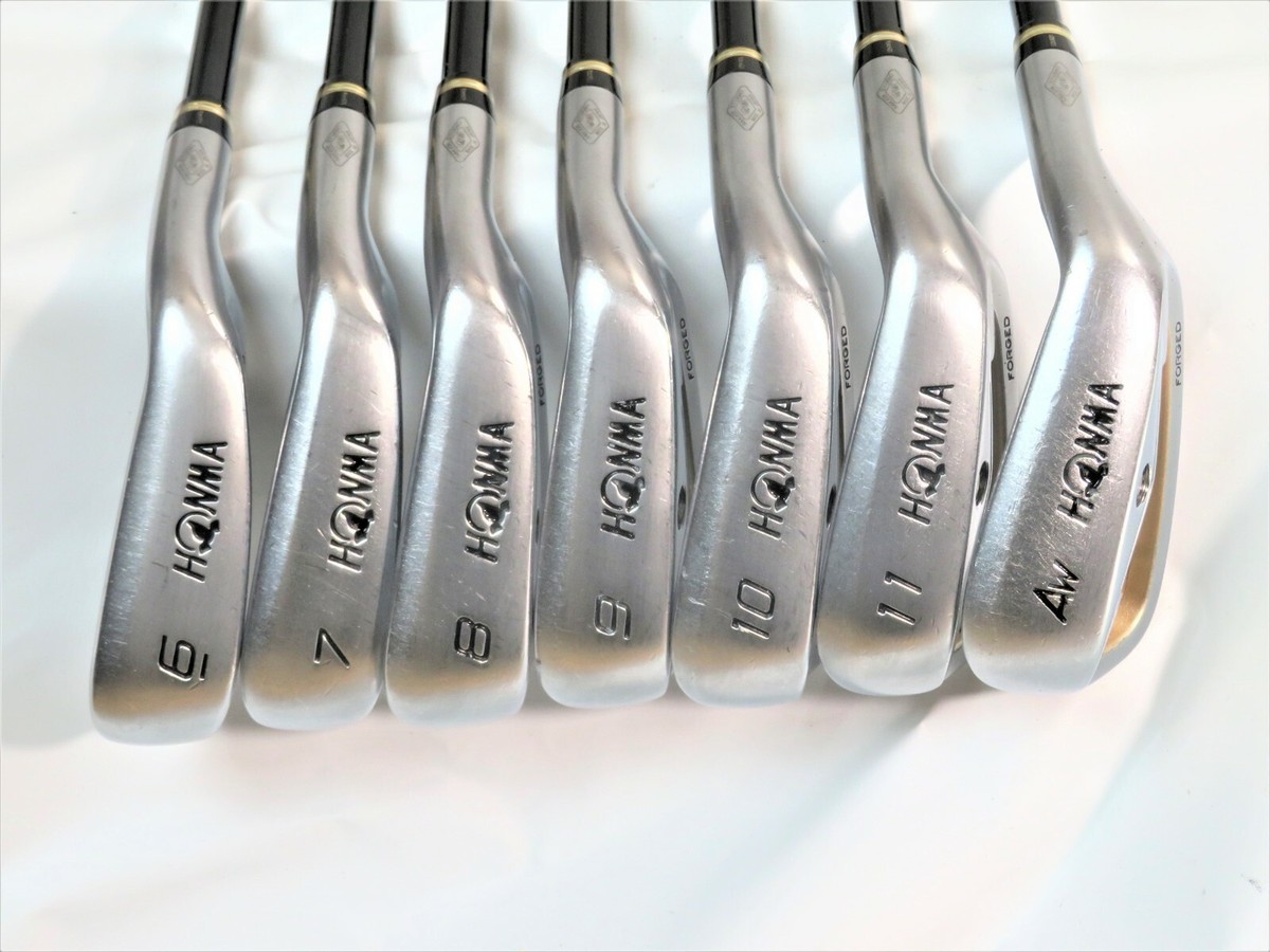 2STAR Gold HONMA BERES IS-02 6-AW 7PC R-FLEX IRONS SET GOLF