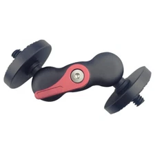 For DSLR Camera Pod Magic Hand Monitor Mount Hot Shoe Dual Head Gadgets