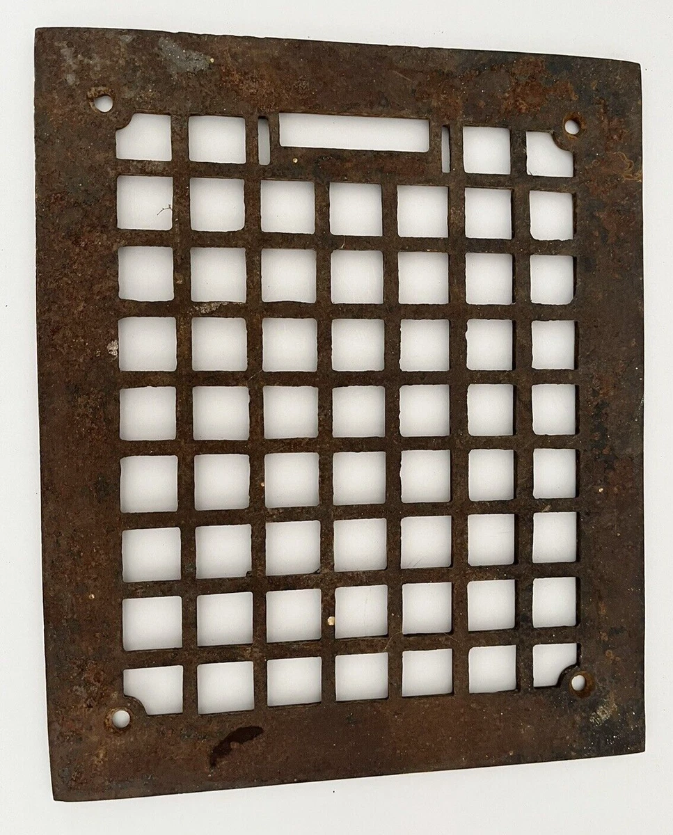 Antique Victorian Wall Mount Grate Register Cover Heating Vent 9