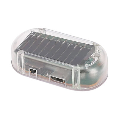 Auto Solar Power Dummy Alarm Warnung Anti-Diebstahl LED Blinkende Auto Sicherhei