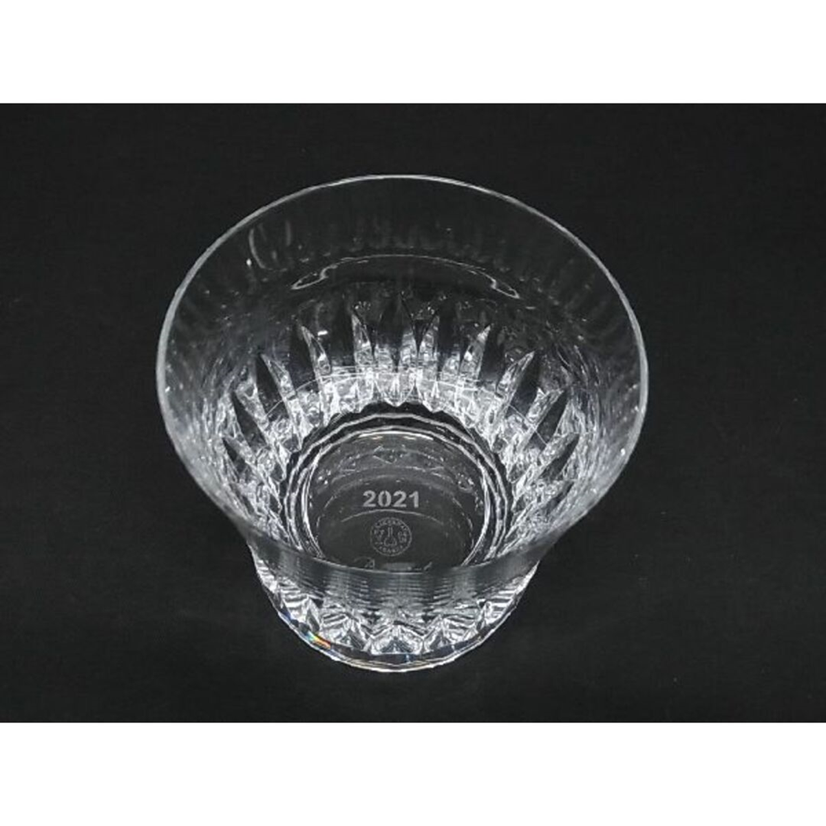 Baccarat Year Tumbler Tiara 2021 Crystal Rock Glass with Box