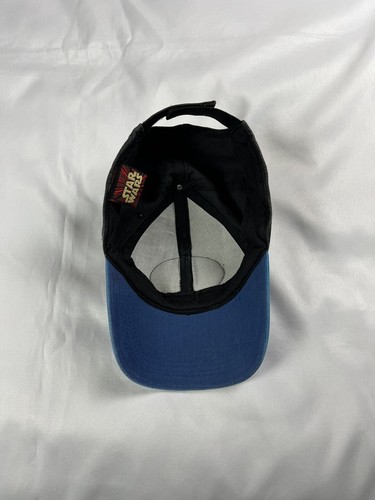 Star Wars Episode 1 Hat Vintage 90s 00s Lucasfilms Blue Black Strapback Disney - Picture 5 of 7