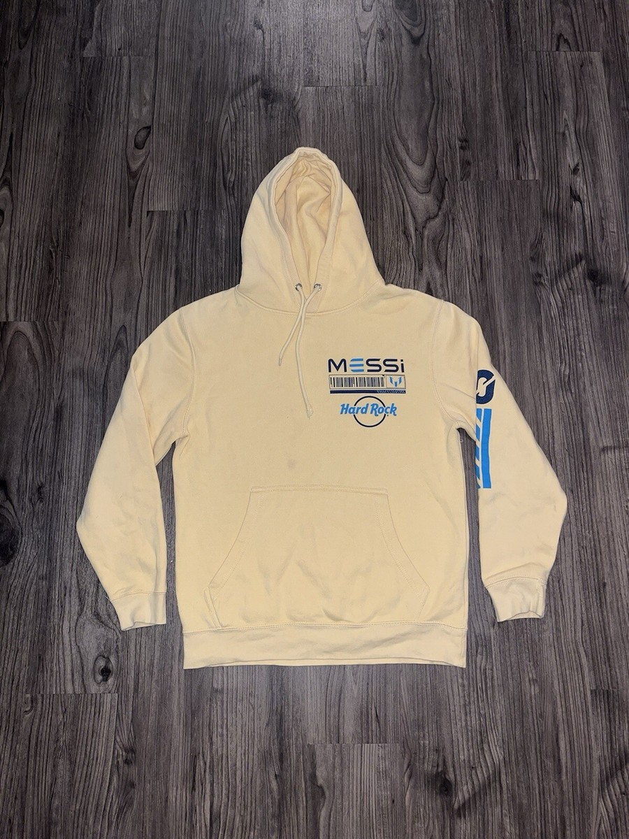 Hard Rock Lionel Messi Adult Medium Special Edition Hoodie Yellow
