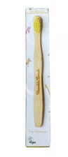 The Humble Co. - Humble Bamboo Brush Ultra Soft Kids Toothbrush Yellow S201 New