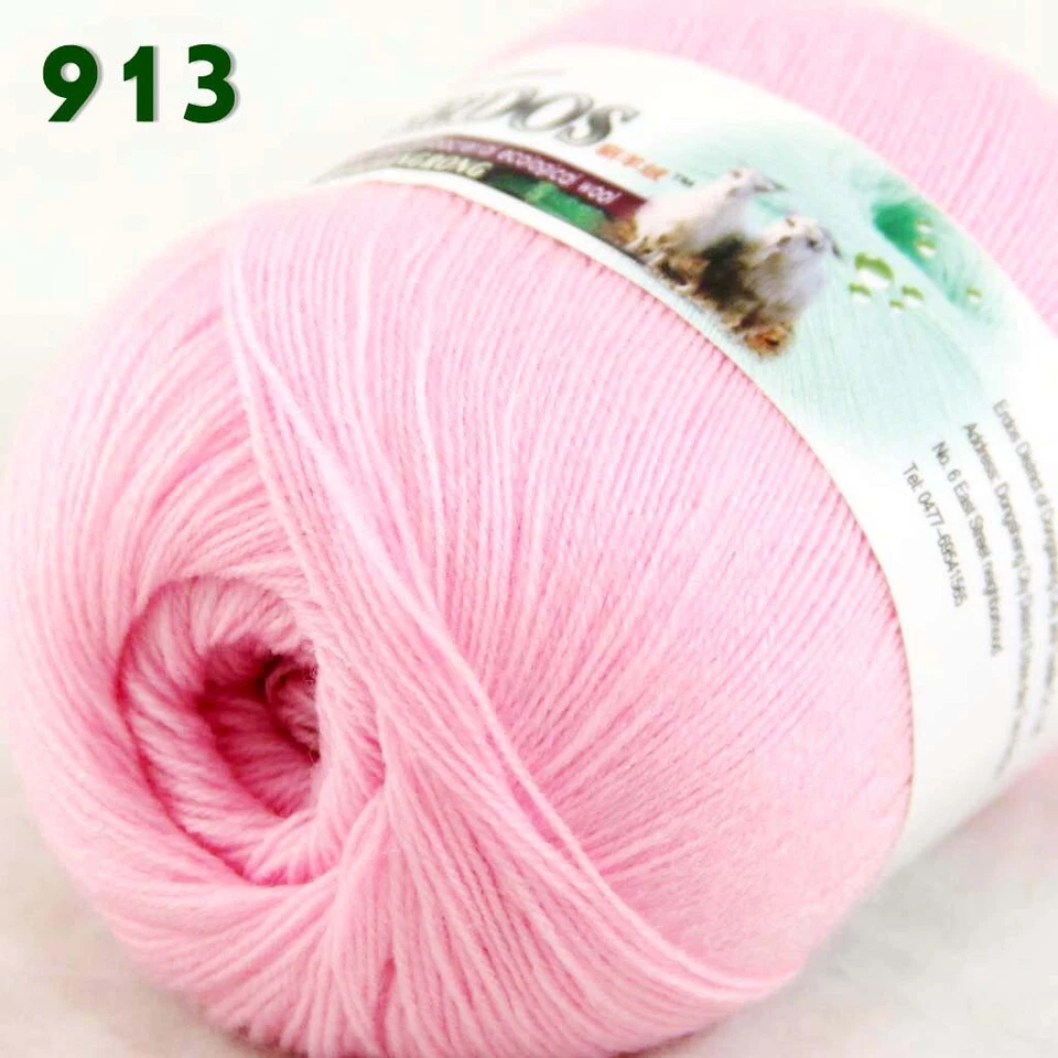 Sale 6 Skeinsx50g LACE Soft Acrylic Wool Cashmere hand knitting Crochet Yarn 913 - Image 4 of 4