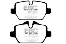 EBC Greenstuff Rear Brake Pads for BMW 3 Series (E90) 316 (1.6) (2007 > 12)