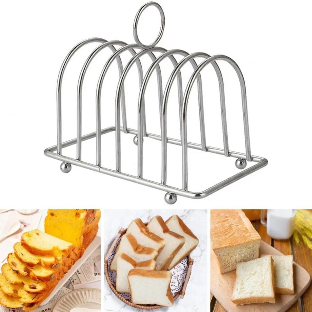 Loop Carry Handle Bread Rack Stainless Steel Cooling Cooling Holder