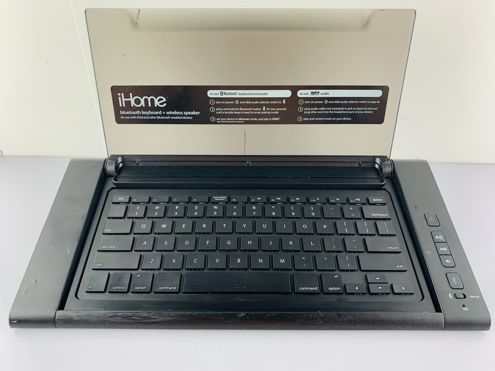 ihome wireless keyboard speakers