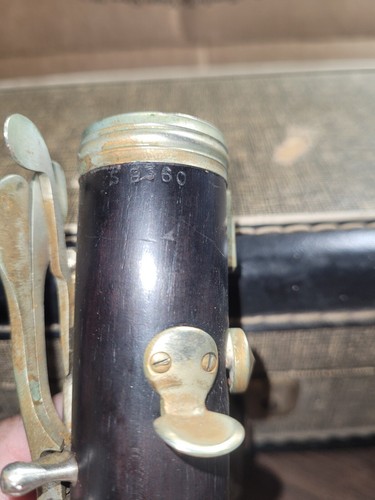 Vintage Rosewood Clarinet France Telleno PARTS OR REPAIR ONLY! - Picture 22 of 24
