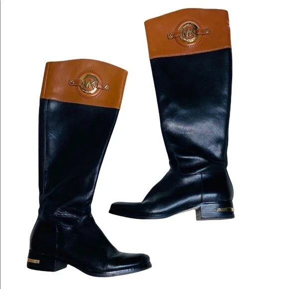 jeg er glad forening nudler Michael Kors Stockard Leather Boots | eBay