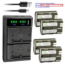 Kastar Battery LTD2 Charger for Canon BP-511 BP-511A Canon DM-FVM1 FVM1 DM-FVM10