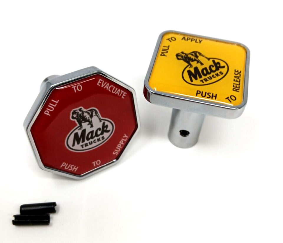 MACK Pin Syle Vintage Style Air Brake Knob Tractor Trailer semi truck