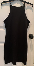 Black bodycon dress