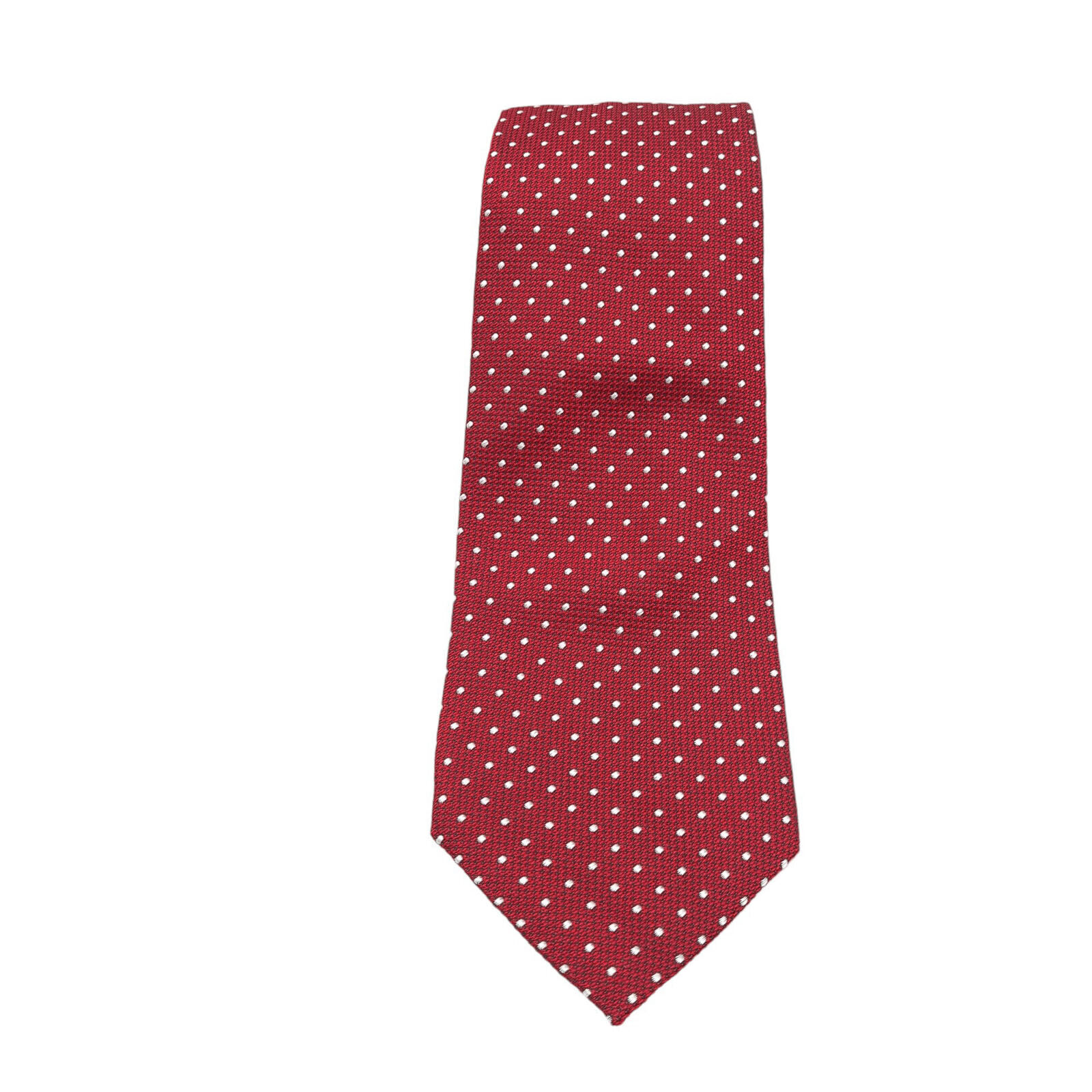 Suitsupply Corbata De Lujo De Seda Roja Con Lunares Hecha En Italia Ft1
