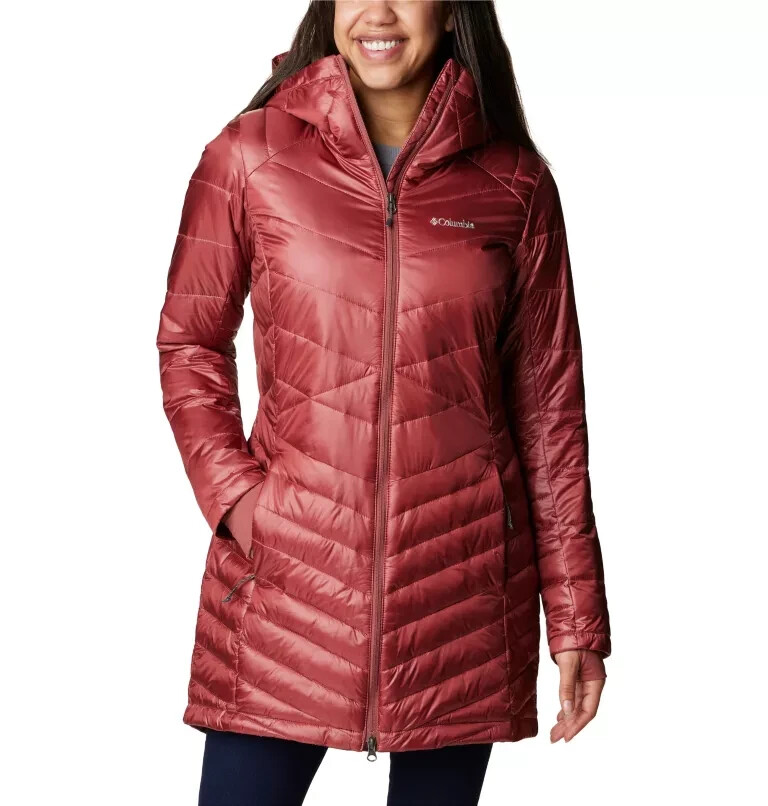 Columbia Women's Joy Peak Hoded Jacket Omni-Heat Gold Infinity SZ