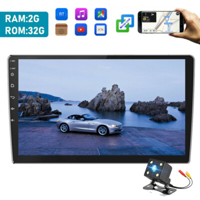 10.1'' HD Car Radio Stereo 2 Din Android 10 GPS Navi WiFi BT Backup Camera 2+32GB
