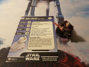 Star Wars Miniatures Champions of the Force 41 Darth Sidious, Dark Lord Sith