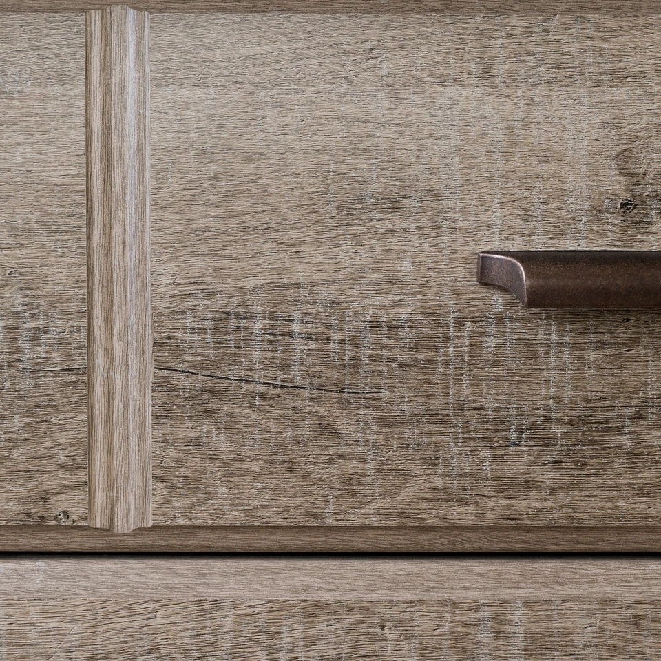 Cómoda doble South Shore Versa 8 cajones gris arce gris Foto 4 de 4