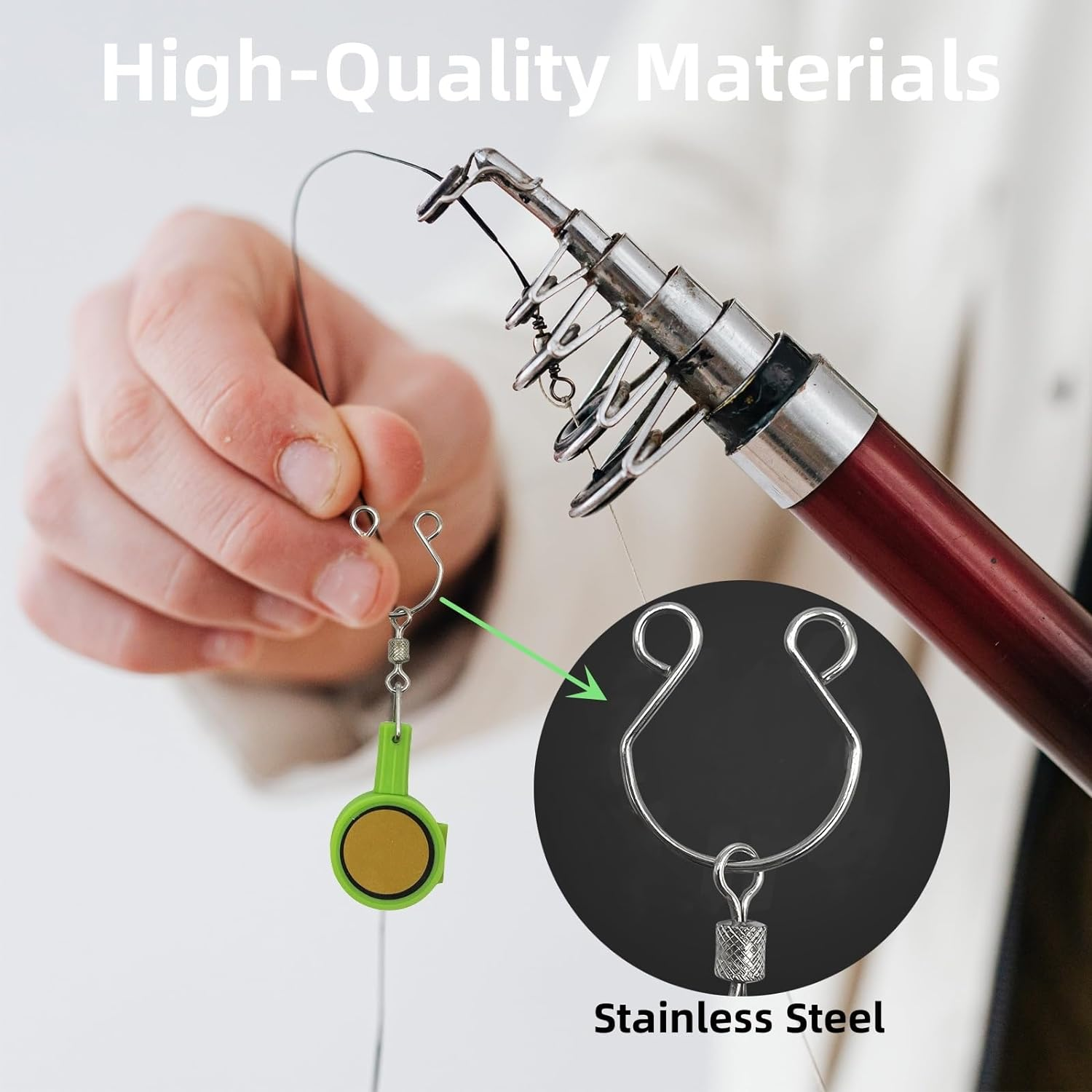 6 Pcs Fishing Knot Tying Tool,Protect Fishing Hooks,Ice Fly Fishing