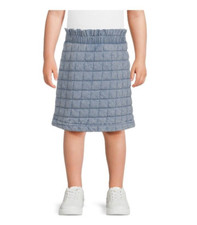 new Girls Wonder Nation Quilted Insignia Blue Size Skirt Size xl 14-16