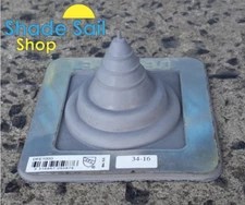 0-35mm Grey Dektite Flashing Tube Waterproofing Roof Rafter Shade Sail Fitting