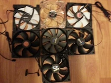 LOT PC FAN 120mm Gaming PC Computer Case Silent Cooling Fans