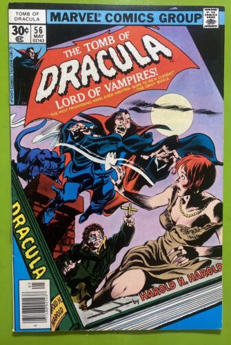 Tomb of Dracula #56 May 1976 Marvel Comics Blade the Vampire Hunter Newsstand - Picture 20 of 20